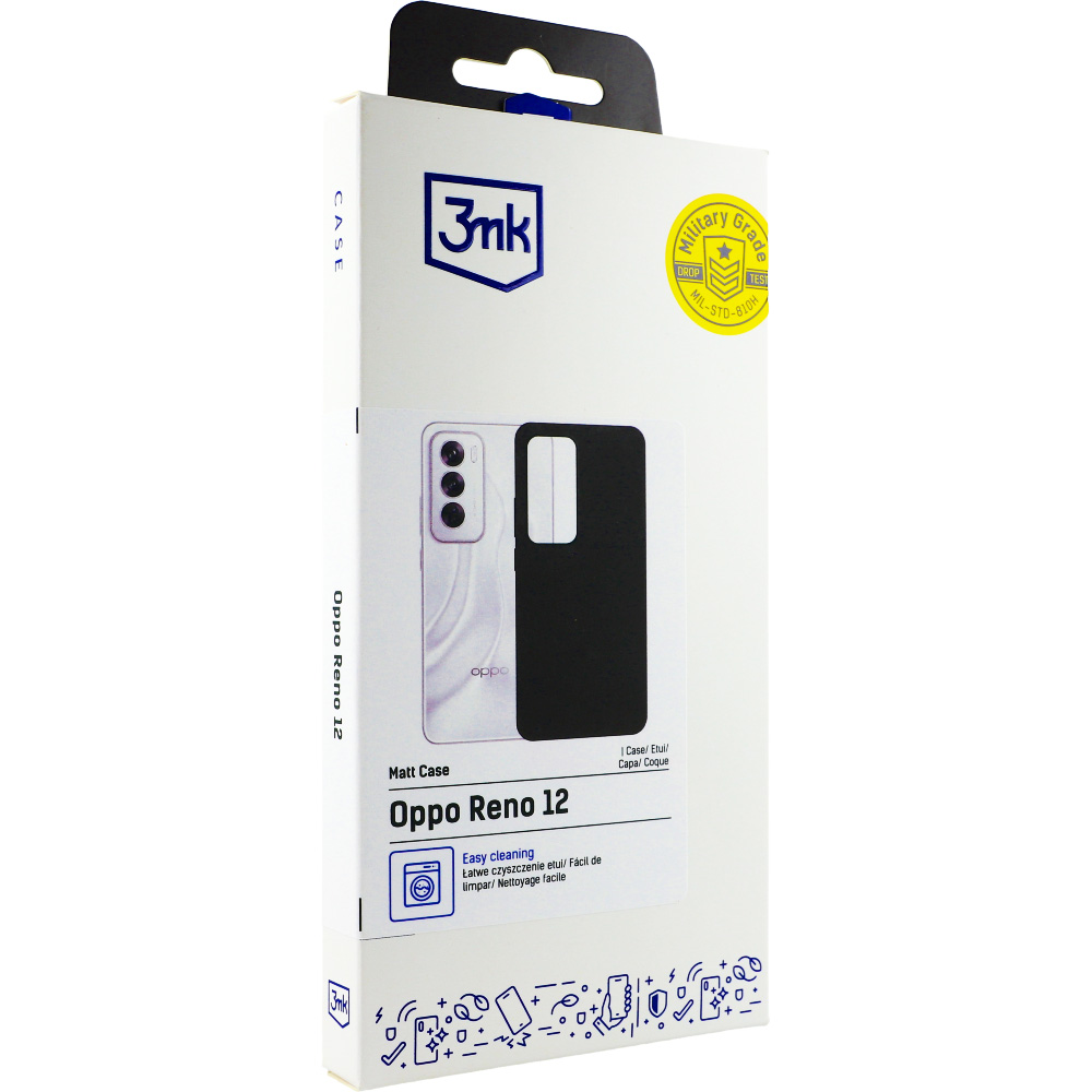 Etui 3mk Matt Case do Oppo Reno 12, czarne